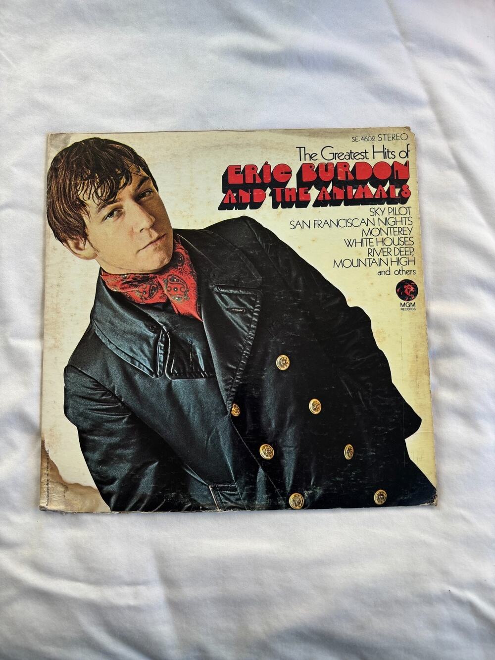 Eric Burdon and the Animals Greatest HIts LP Vinyl Record